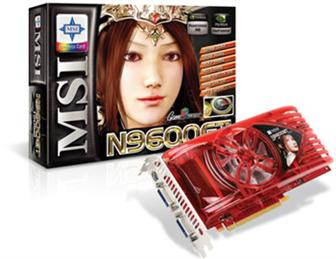 MSI N9600GT graphics card