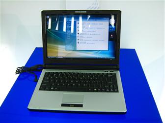 ECS 12.1-inch S21II notebook based on Centrino 2 platform