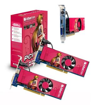 Albatron PCI port-based GeForce 8 series graphics card