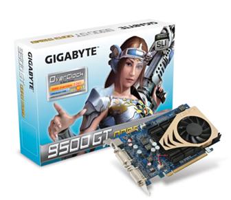 Gigabyte GeForce 9500 GT series graphics card