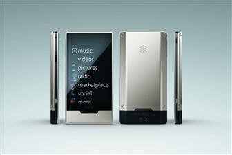 Microsoft Zune HD Platinum portable media player