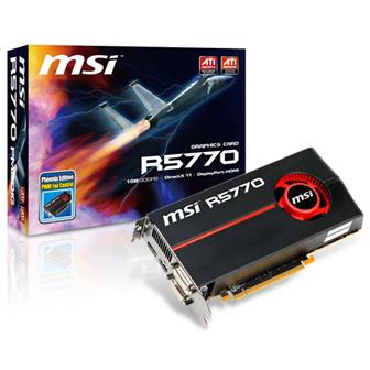 MSI R5770-PM2D1G graphics card