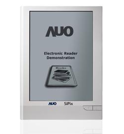 AUO 9-inch touchscreen e-book reader