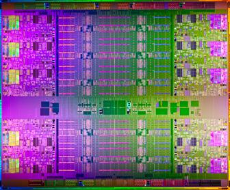 Intel new Xeon E7 server processor die