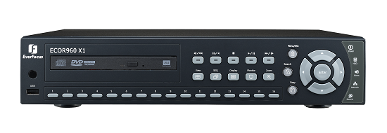 EverFocus launches new ECOR960 X1 16 channel, 120FPS 960H resolution DVR