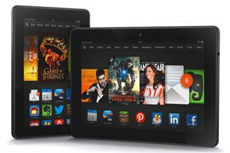 Amazon Kindle Fire HDX tablets