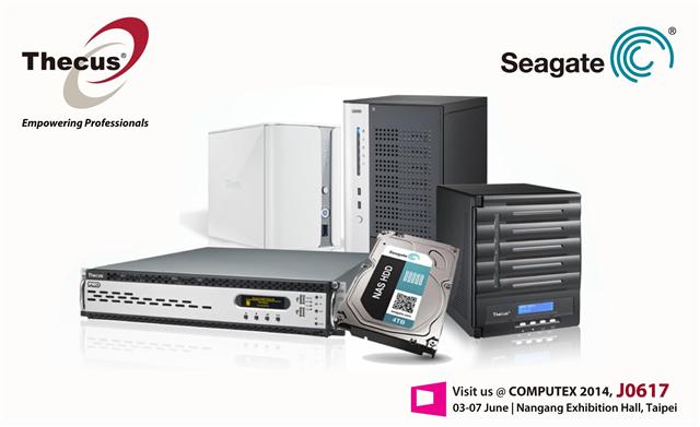 Thecus will be pairing the Seagate 6TB hard drives with their new, top-tier 7 and 8-bay NAS: the N7710-G and N8810U-G.