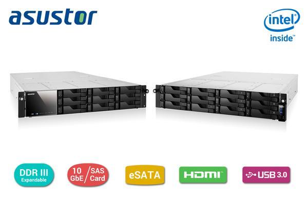 ASUSTOR launches enterprise-class AS70R rackmount NAS models