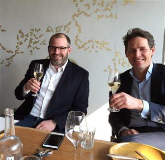 Joris Kroese, Founder and CEO of Iceleads and Evert Jan de Groot from Vortex Capital Partners