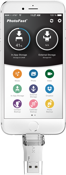 Gigastone PhotoFast Max U3 OTG Apple drive