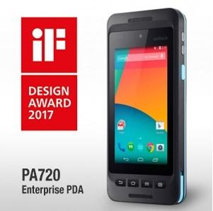 The new Unitech PA720 rugged Android handheld computer wins prestigious iF Design Award for product design