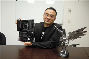 Associate vice president for Aorus' brand marketing team, Eddie Lin