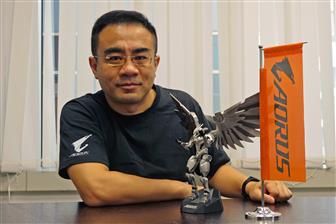 Eddie Lin, Gigabyte's executive vice president of Aorus Brand Marketing