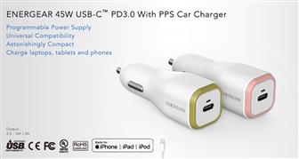 Energear 45W USB-C PD3.0 with PPS car charger