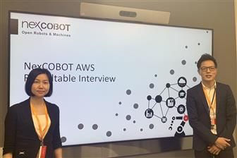 Nexcobot general manager Jenny Shern (left)