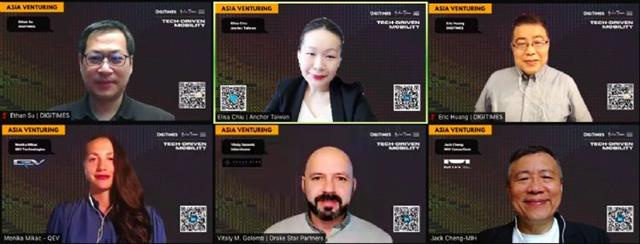 Ethan Su, VP of Digitimes  Elisa Chiu, founder and CEO of Anchor Taiwan Eric Huang, VP of Digitimes  Monika Mikac, CBO of Barcelona-based QEV Technolo