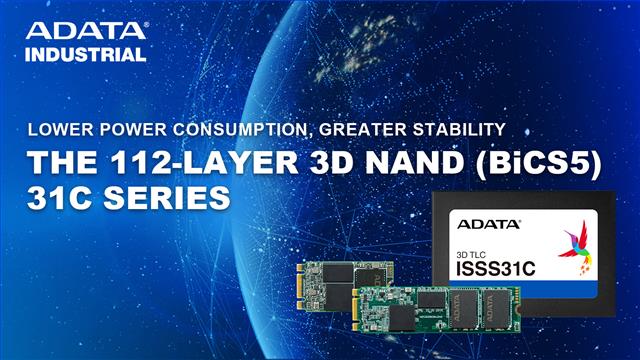 ADATA launches industrial-grade 31C series BiCS5 SSDs