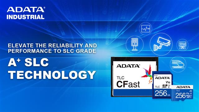 ADATA A+ SLC Technology meets customers' performance and budgetary needs.