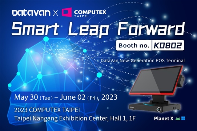 DataVan provides clients with comprehensive smart solutions for operation and management, presented at COMPUTEX 2023.