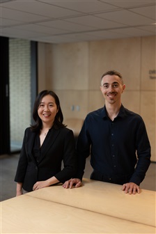 Jialian Wu (co-founder and chief product officer) and Dr. Trefor Evans (co-founder and CEO).