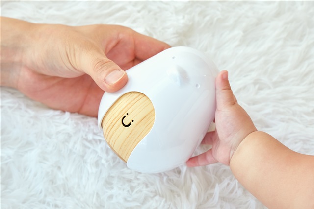 The CuboAi Plus Smart Baby Monitor features an whimsical bird-shaped design.
