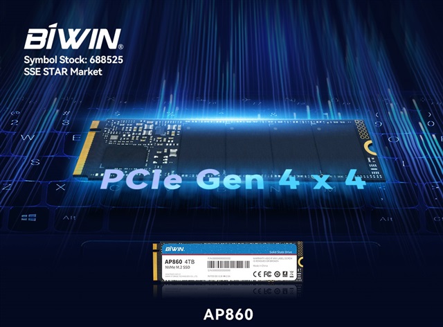 BIWIN Announces New PCIe Gen4 SSD for PC OEMs