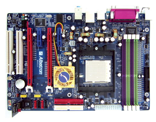 The K8SLI motherboard implements ABS (Albatron BIOS security)