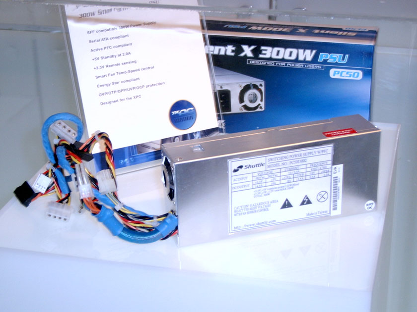 Shuttle slim 300-watt power supply