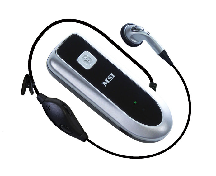 MSI debuts Bluetooth headset 'MEGANET Free Talk FT100'