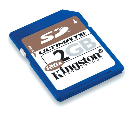 Kingston introduces 2GB SD card for high-end market