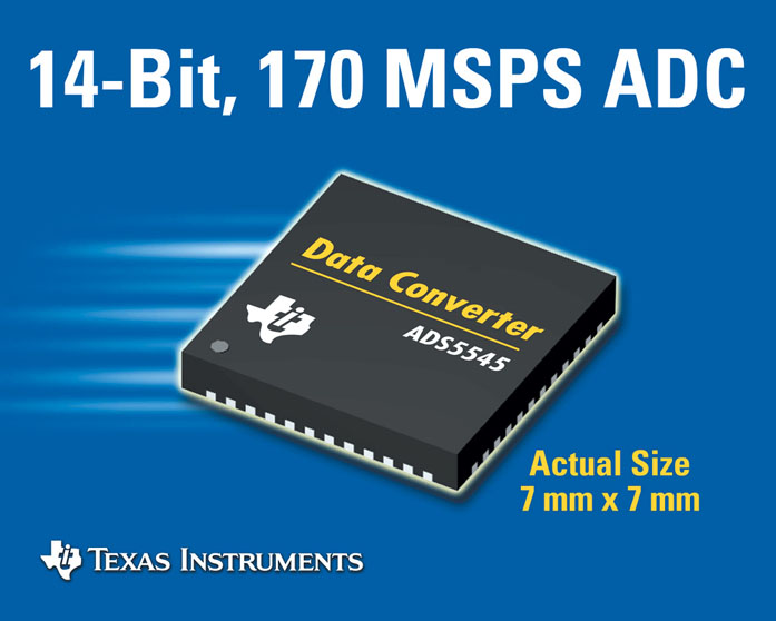 TI introduces new 14-bit ADC