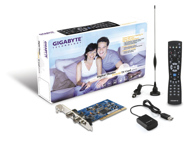 Gigabyte announces digital theater hybrid TV card