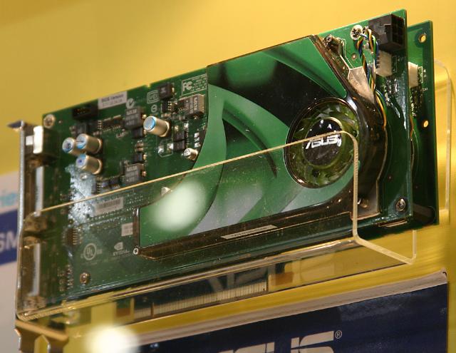 The Asustek EN7950GX2 Nvidia GeForce 7950 GX2 based graphics card