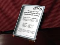 Epson develops new A6-size e-paper