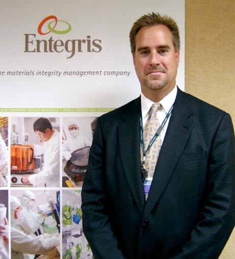 Chad Ruwe, marketing VP of Entegris