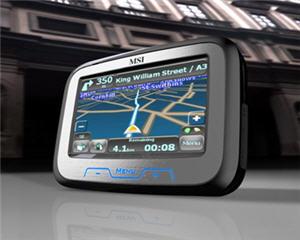 MSI's multimedia GPS device