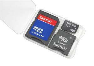  SanDisk 1GB Micro SD Card with SD Adapter & Mini SD 3-in-1  Memory Kit : Electronics