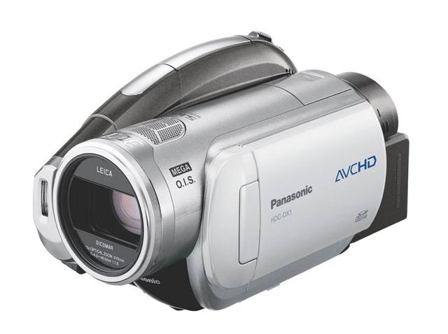 The Panasonic HDC-DX1 high definition camcorder
