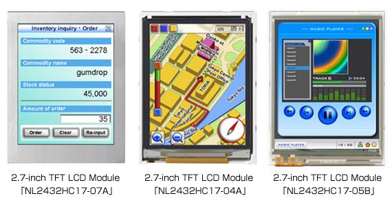 NEC new TFT LCMs