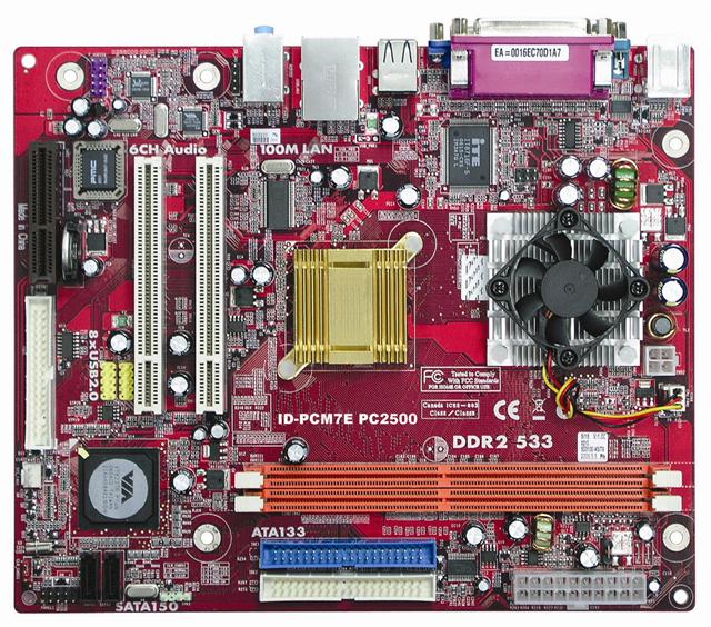 VIA pc2500 motherboard