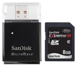 SanDisk introduces new SDHC card in 8GB capacity