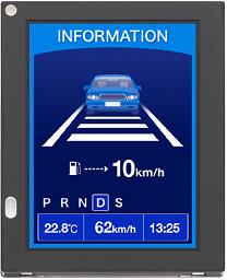 Hitachi Display introduces car-use LED-backlit panel