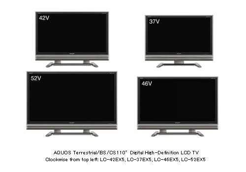 Sharp's new E-series Aquos LCD TVs