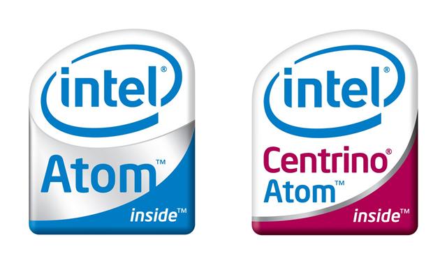 Intel Atom brand logos