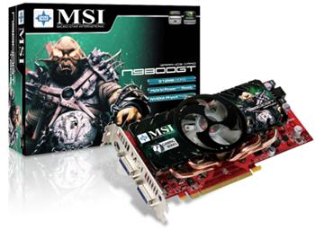 MSI N9800GT graphics card