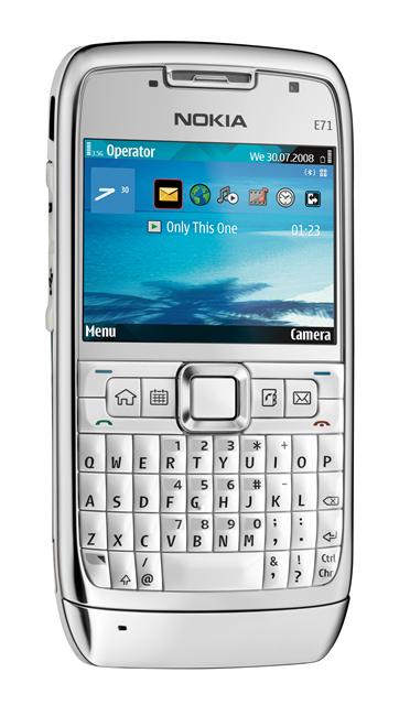 Nokia E71 the slimmest QWERTY device on the market