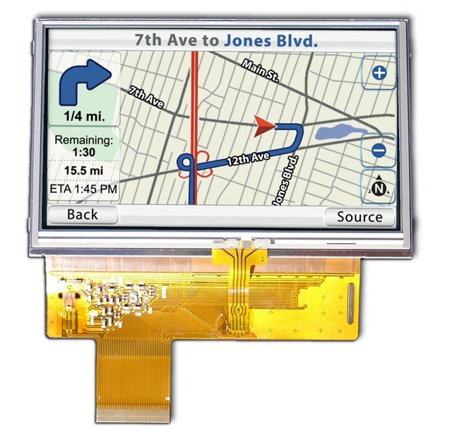 OSD Disply's 4.3-inch TFT