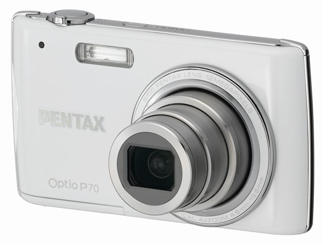 Ultra-slim Pentax Optio P70 digital compact camera