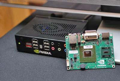 Nvidia Ion-based PC featuring GeForce 9400 chipset and Intel Atom processor
