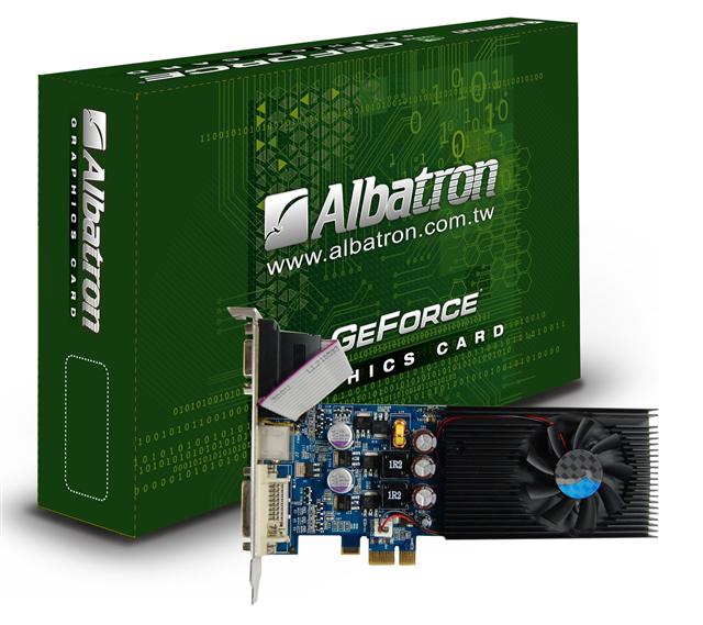 Albatron GeForce 9500GT PCI-E 1X graphics card